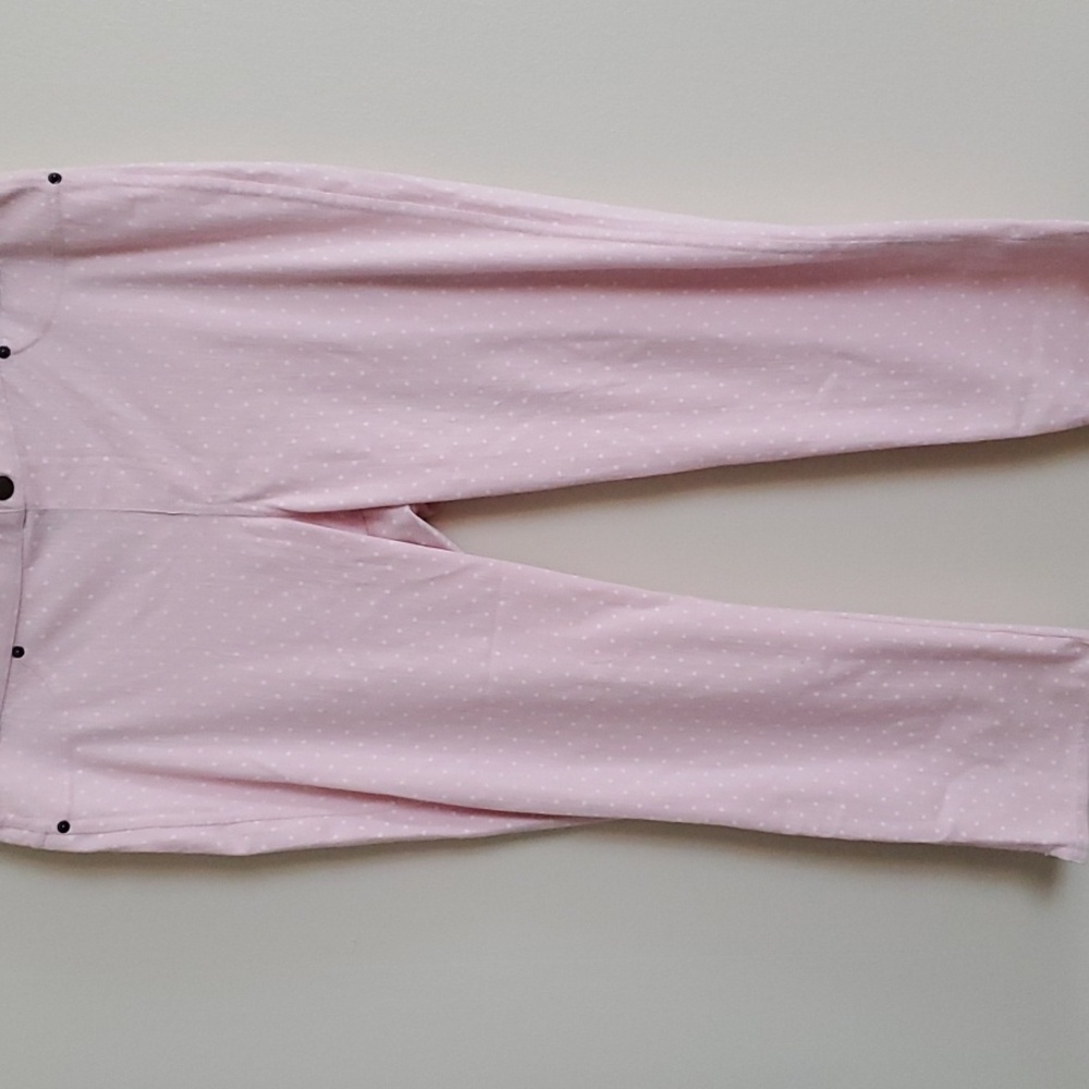 Pink and White Poka a Dot Leggings